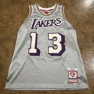 Mitchell & Ness Los Angeles Lakers Wilt Chamberlain #13 NBA 75 Jersey Size L